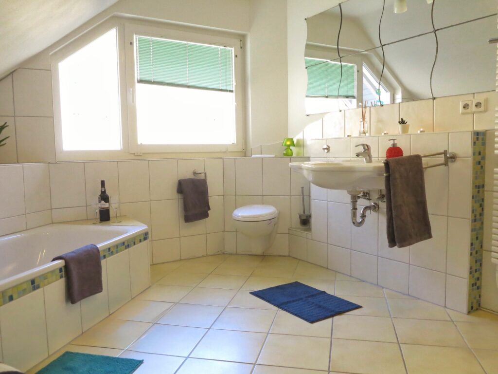 Badezimmer im Ferienhaus Johann