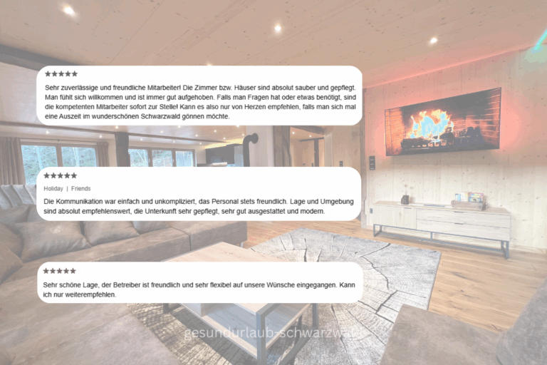 Google Bewertungen für das Schwarzwaldhaus Kinzigtal