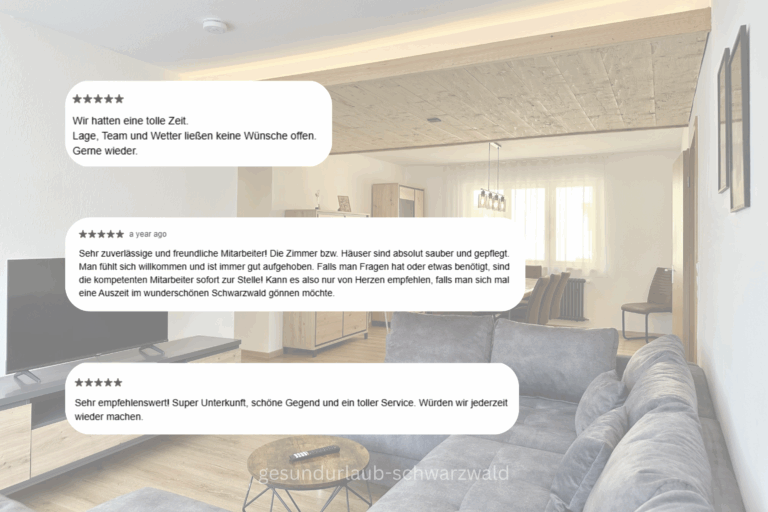 Google Bewertungen für die Schwarzwald Ferienwohnung Kinzig-Chalet