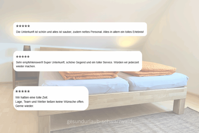 Google Bewertungen für die Schwarzwald Ferienwohnung Kinzigblick