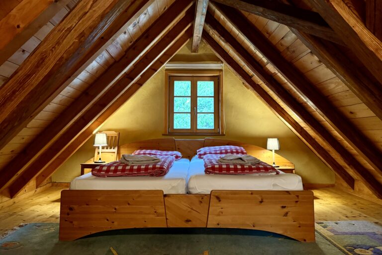 Das gemütliche Schlafzimmer im 1