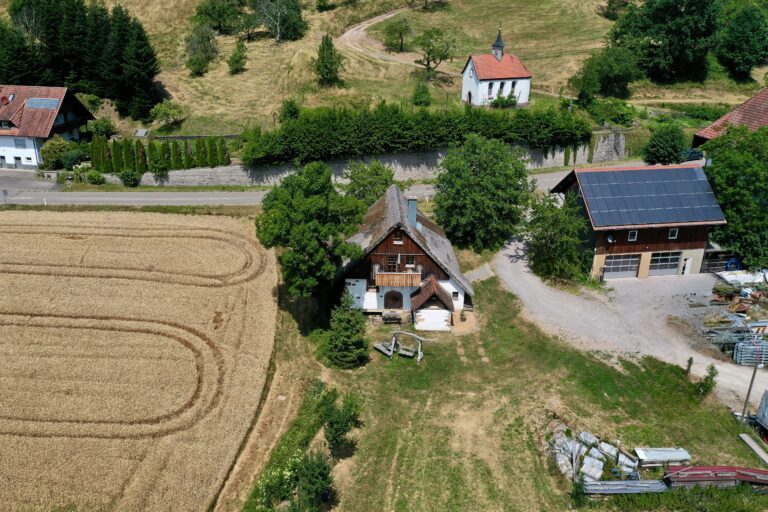 Luftaufnahme von der Schwarzwald Mühle