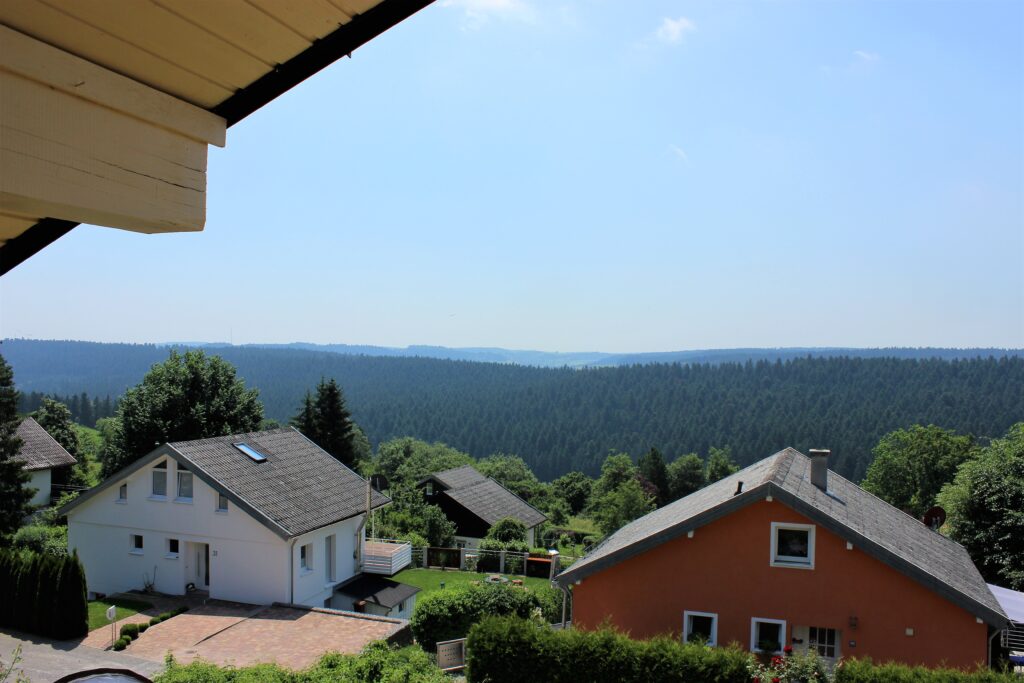 Ausblick von der Ferienwohnung im Haus Stefan
