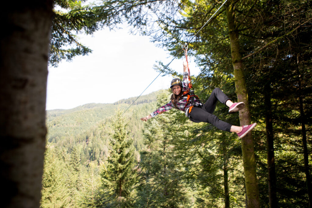 Die Hirschgrund Zipline Area | Schwarzwald Action